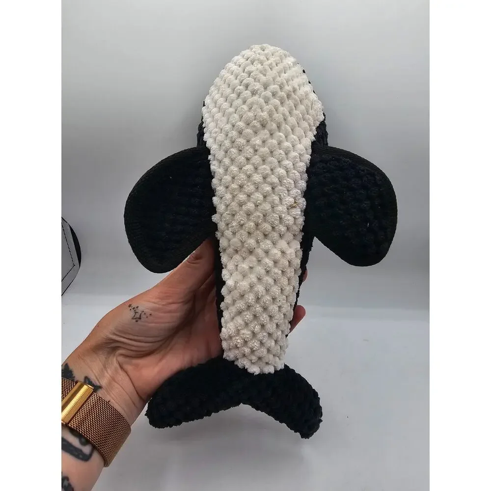 Spunky Pup Clean Earth recycled plush dog toy Orca Killer Whale